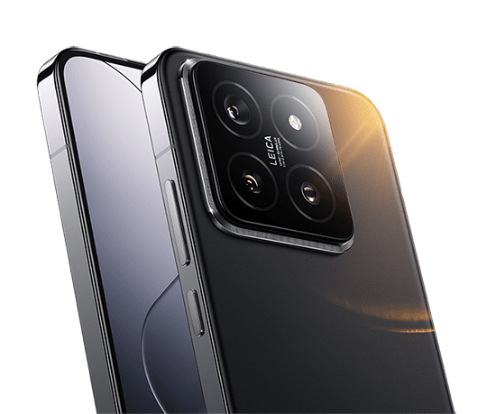Xiaomi 14 phone in black