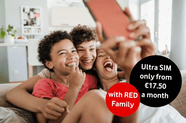 Family together outdoors