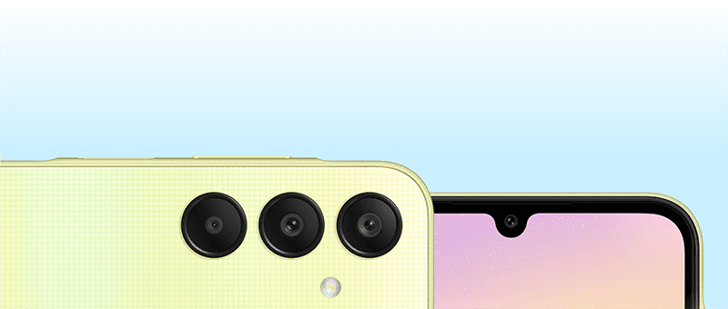 front and rear camera of a phone