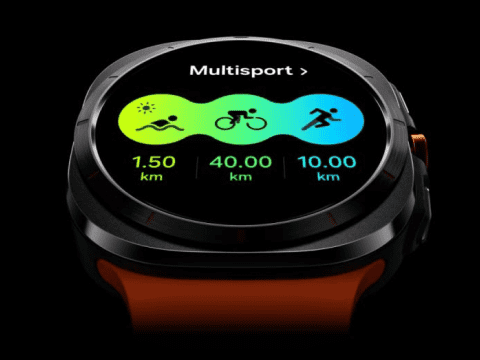 fitness targets on watch face