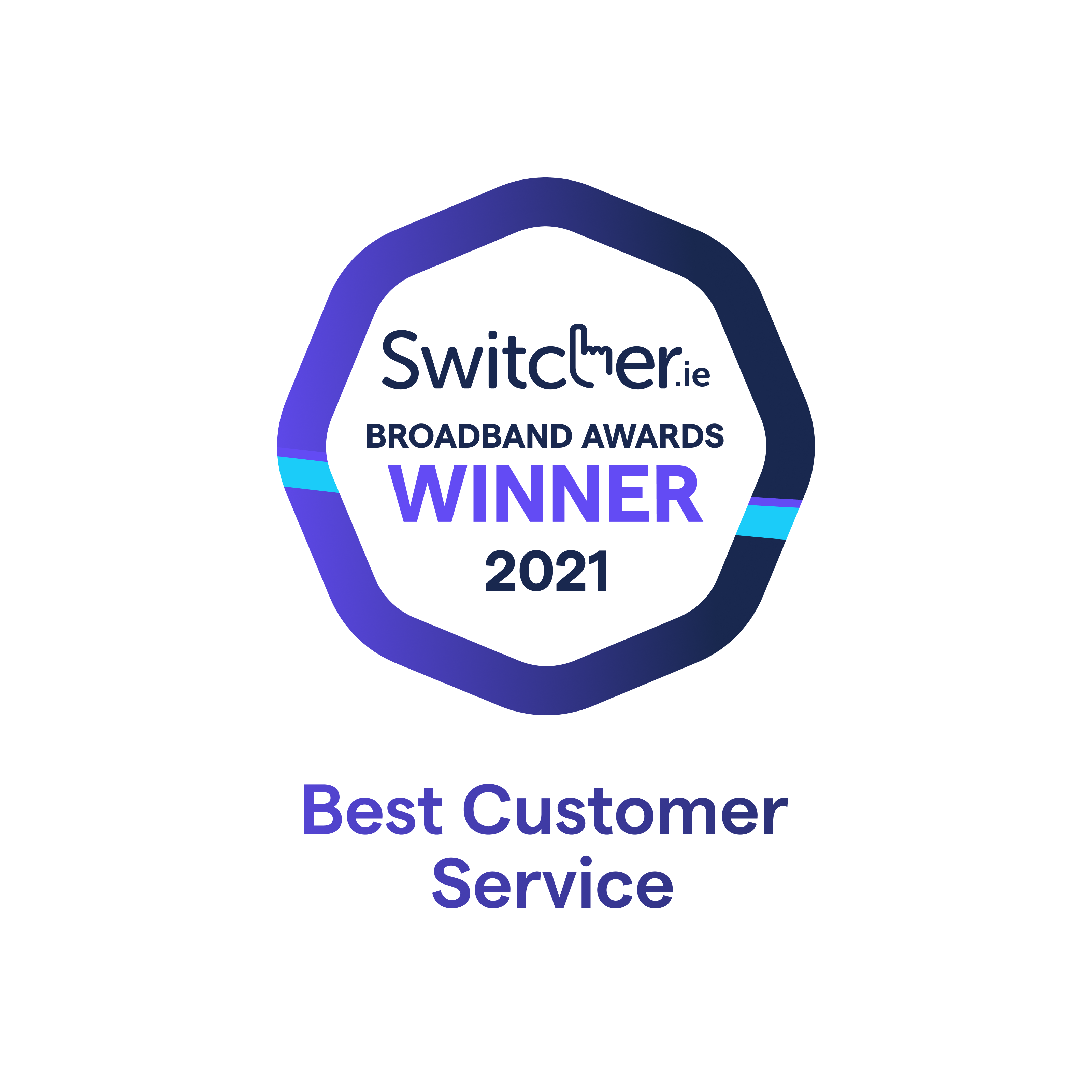 Switcher Best Customer Service Winners Crest 2021