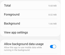 Android Mobile Data Settings - Step 2