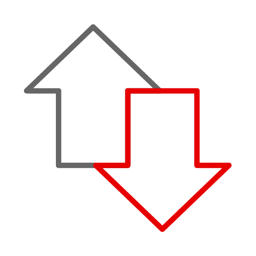 Lightning fast Internet data icon.
