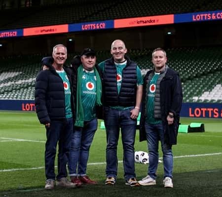 Lotts and Co staff at Aviva Stadium