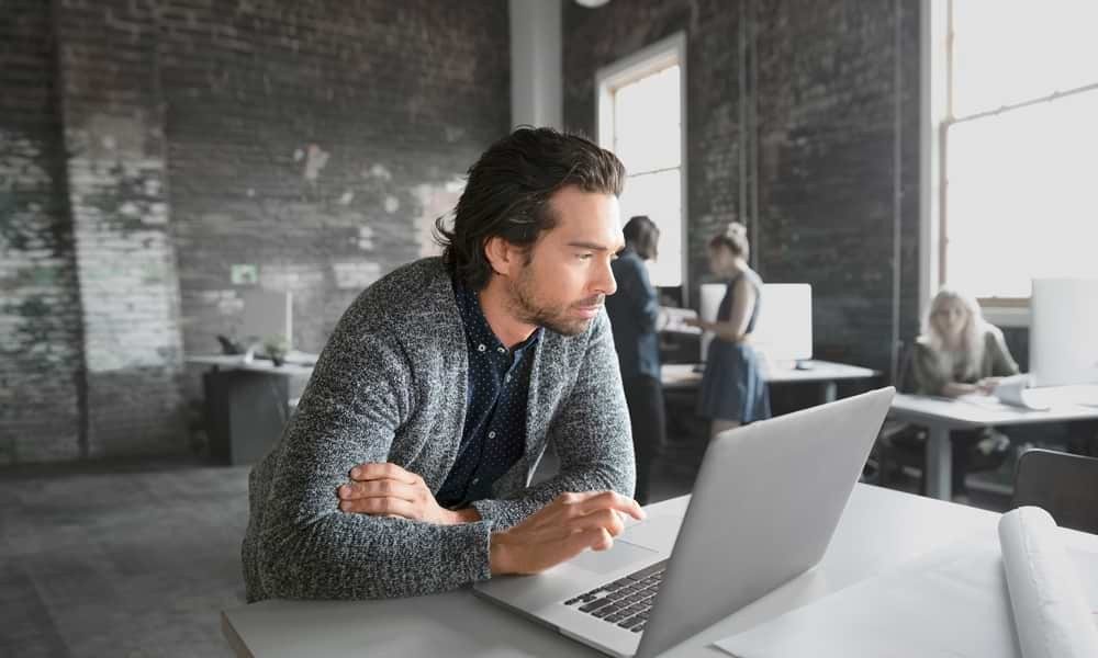 Man on laptop