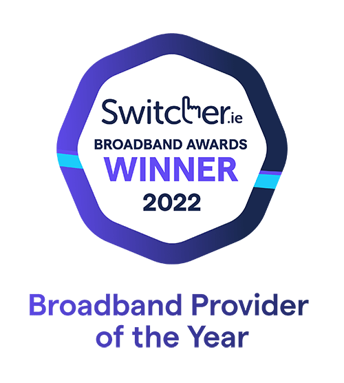 Best Broadband Provider icon Switcher.ie award icon for Best Broadband Provider