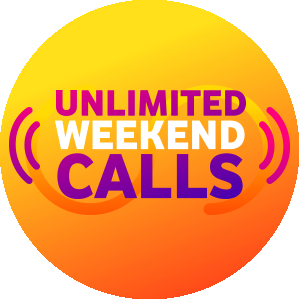 Unlimited weekend calls Unlimited weekend calls