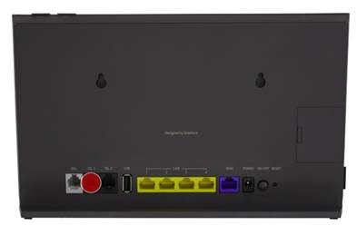 Vodafone Broadband Voice setup step 2 Back of Vodafone Broadband modem