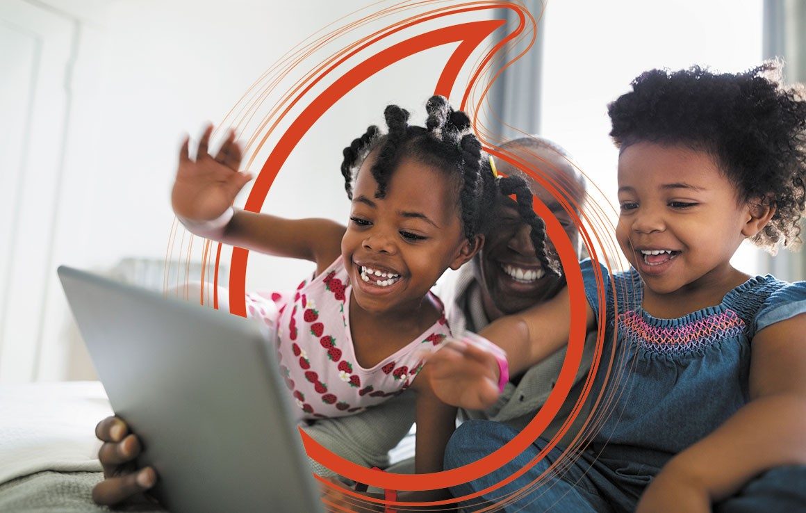 Getting the most of your Wi-Fi Man and son playing computer game